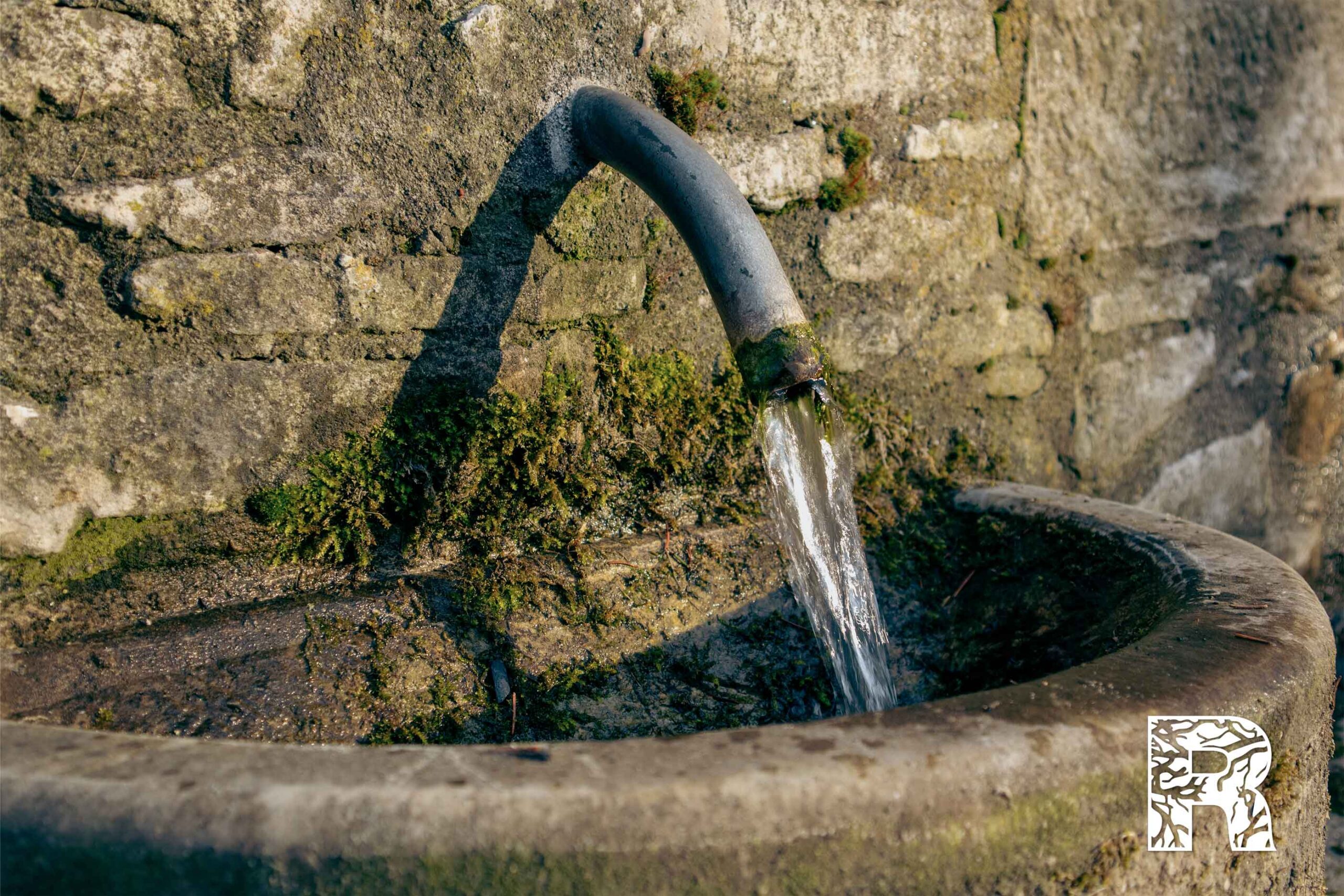 Particolare di una fontana